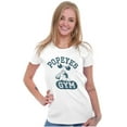 thumbnail image 4 of Popeye Body Builder Gym Workout Cool Women's T Shirt Ladies Tee Brisco Brands S, 4 of 5