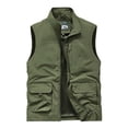 thumbnail image 2 of Birdeem Mens Work Clothes Jacket Solid Color Stand Collar Multiple Pockets Outdoor Sports Photography Leisure Coat, 2 of 9