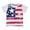 2# Gray, variant on FEDPOP Toddler Boys 4th of July T-Shirt American Flag Short Sleeve Tees 2-7 Years