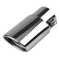 thumbnail image 1 of LEEYNEER Embout d'Échappement en Acier Inoxydable Universel Pièces Spéciales Automobiles Argent, 1 of 7