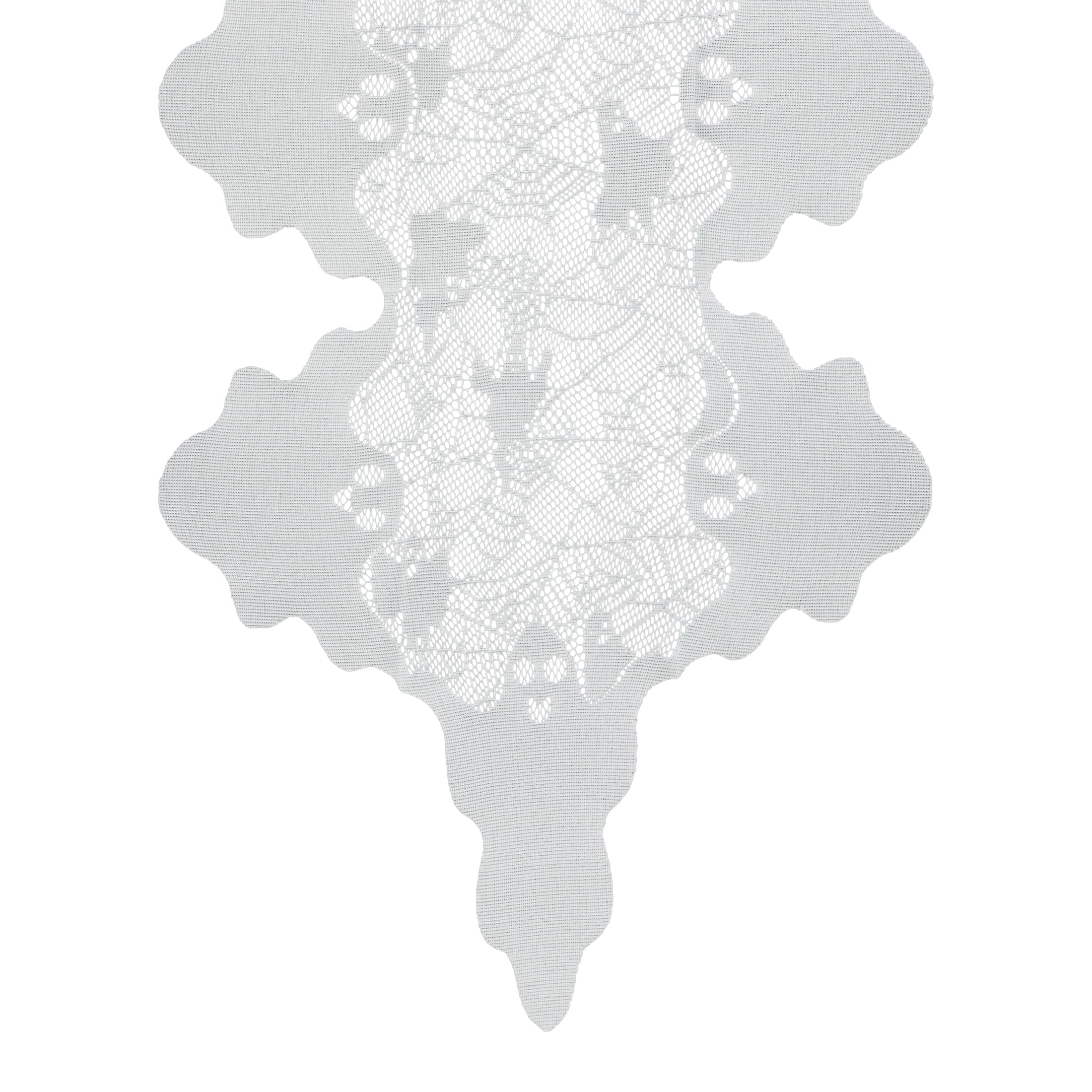 Fabric Spiderweb Table Runner, White, 80" x 20", Halloween by Way To Celebrate