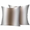 thumbnail image 2 of Pack of 2 Outdoor Pillow Covers 24x24 Inch Waterproof Gray Brown Throw Pillow Covers,Decorative Couch Pillow Shams Protectors Modern Gradient Geometric Pillowcases Cushion Covers for Patio Garden, 2 of 8