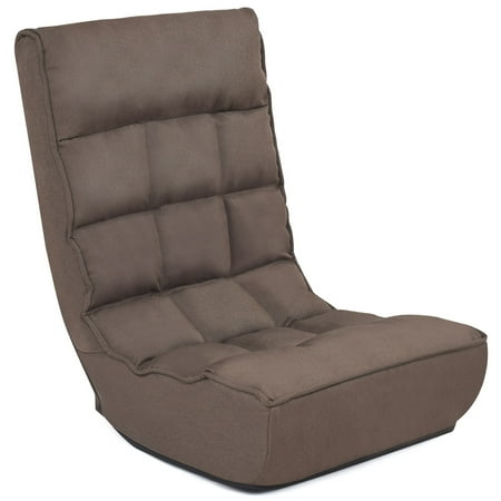 Costway 4 Position Adjustable Floor Chair Folding Lazy Sofa Cushioned Couch Lounger New Walmart Canada