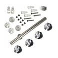 thumbnail image 2 of 6.6FT Stainless Steel Interior Sliding Shower Barn Door Hardware ,Easy to Install, 2 of 6