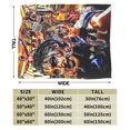 thumbnail image 2 of Rhea Ripley Blanket, Super Soft Throw Blanket, Cozy Flannel Blankets For Boys Girls, Warm Blankets For Couch Sofa Bed, 60"X50", 2 of 9