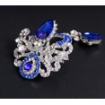 thumbnail image 2 of CHAO Broche De Botones De Cristal Azul Marino, Botones De Broche De Camisa, Broche De Seguridad, Broches De Botones Para Prevenir La Exposición Accidental, Para Ropa, Jeans, Decoración De Bufandas, 2 of 5
