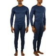 thumbnail image 5 of ToBeInStyle Mens Two-Piece Thermal Set Waffle Knit, 5 of 7