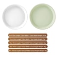 thumbnail image 4 of 6 Inch Plant Saucer, Thickened Round Plastic Plant Trays for Indoor & Outdoor Pots - Sturdy Round Flower Pot Drip Tray & Water Catcher - Plants Pot Trays for Garden & Home Decor, 4 of 6