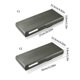thumbnail image 3 of Secure Magnet Closure Organizers Tackle Fishing Tackle Box Fishing Hair Rig Line Hook Storage Case Double Compartment Multicolor, 3 of 4