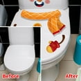 thumbnail image 5 of Christmas Wall Decals Removable Snowman Toilet Lid Sticker for Bathroom Holiday Decor, 5 of 5