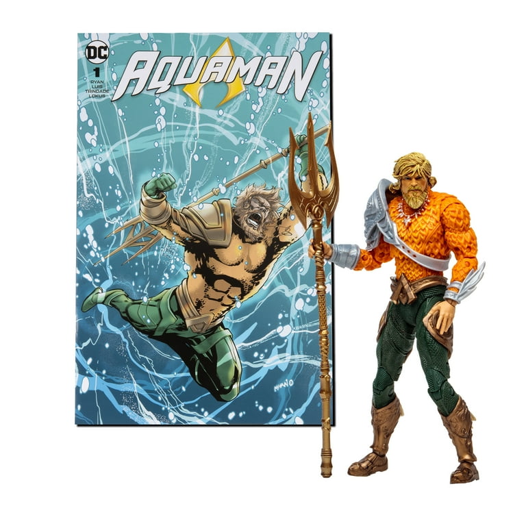 Dc Multiverse 7in Figure With Comic - Aquaman - Walmart.com