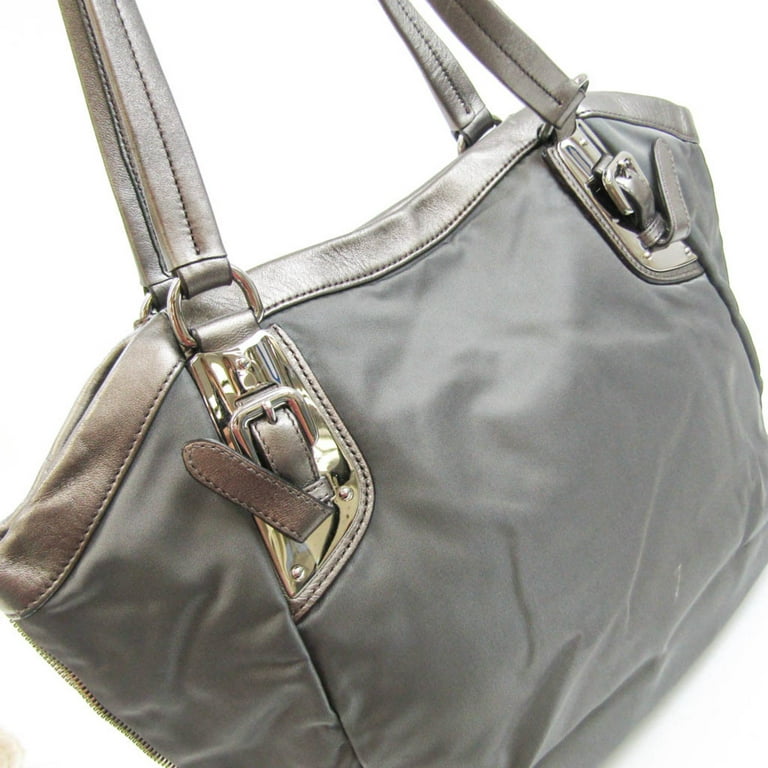 Prada Authenticated Tessuto Leather Handbag