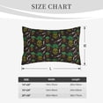 thumbnail image 4 of Sikiie Pineapples Print Plush Pillow Cover, Wrinkle-proof and Stain-resistant Pillow Protector without Pillow Core, Home Decoration-20"x30", 4 of 6