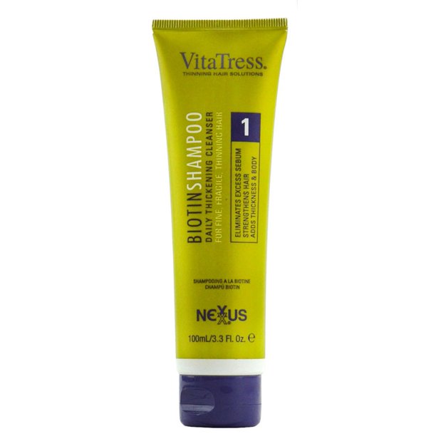 Nexxus VitaTress Biotin Shampoo (Size : 3.3 oz / travel size) - Walmart