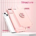 thumbnail image 2 of compatible iPhone 14 Rotating Ring Holder Magnetic Phone Case Cheap and fine, 2 of 5