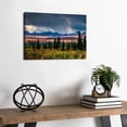 thumbnail image 6 of National Park Autumn Storm Canvas Wall Art, Alaska Mountain Tundra Landscape Print, Dramatic Nature Artwork for Living Room Bedroom Cabin Decor, Ready to Hang, 6 of 6