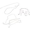 Dorman 919-101 Stainless Steel Preformed Brake Line Kit 22932587