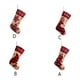 thumbnail image 2 of Matsuzay Medias de Navidad máquina bordado pájaro alce calcetines plegable Snacks rejilla hogar saco Goodie bolsa arreglo suministros Kits de decoración para fiestas Alce, 2 of 6