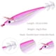 thumbnail image 2 of Octopus Hooks Lure 10cm 10g Luminous Octopus Bait Tackle (Bright Pink) Ndcxsfigh Para Estrenar, 2 of 2