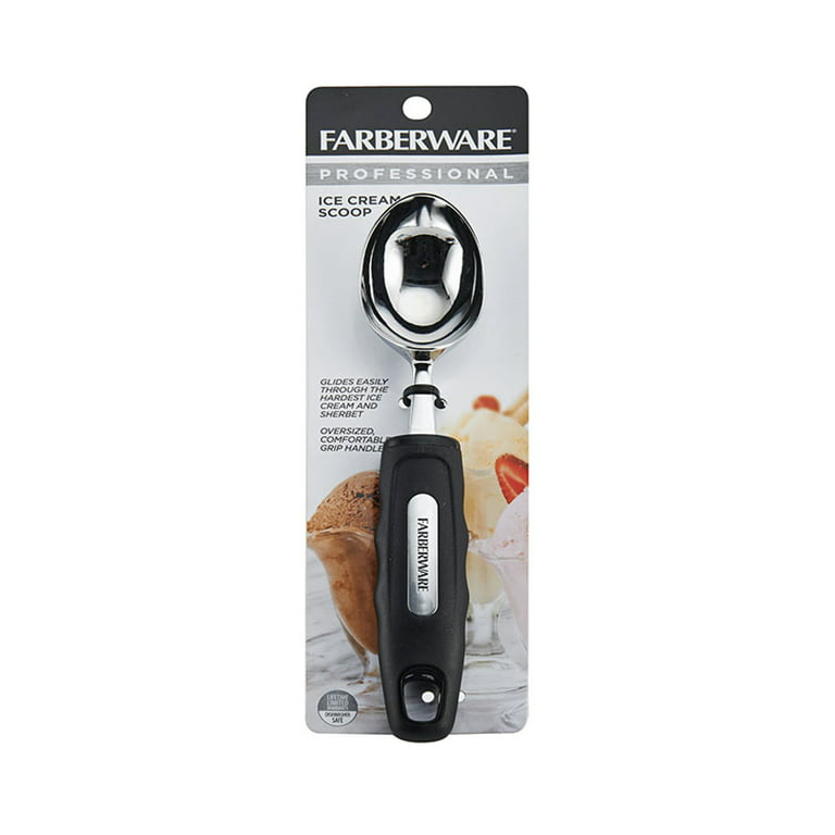 Farberware Professional Ice Cream Scoop with Black Handle