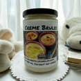 thumbnail image 4 of Crème Brulee Vegan Coconut Soy 12 oz/ 355 ml Candle Hand-poured, Eco-friendly, Clean Burning, Bakery, Food, Drink Wood Wick, 4 of 5