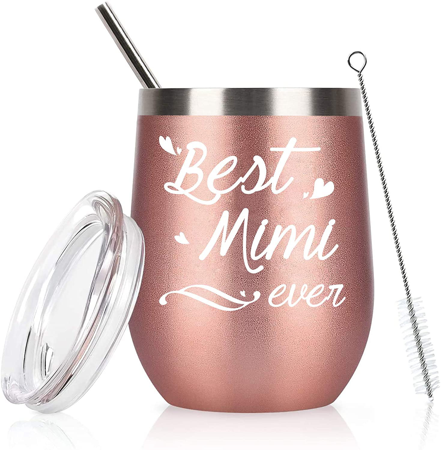 Light Blue Stainless Steel Insulated Tumbler With Lid Mom Wife Wine Glass Teacher Rockstar Present Idea 