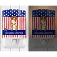 thumbnail image 2 of Patriotic USA Brittany Spaniel Ceramic Night Light, 2 of 2