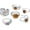 silver, variant on 6PCS Gold Tigers Eye Stone Rings Sun Stackable Chunky Gemstone Ring Adjustable Open Statement Rings Prom Fashion Jewelry for Women