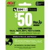 (Email Delivery) Simple Mobile Monthly $50 Unlimited 30 Day Plan