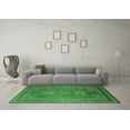 thumbnail image 3 of Ahgly Company Indoor Rectangle Oriental Emerald Green Industrial Area Rugs, 5' x 7', 3 of 4