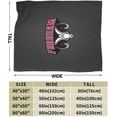 thumbnail image 3 of Fordham Rams Logo Fleece Blanket, Very Soft Microfiber Flannel Blanket for Couch Warm and Cozy for All Seasons, 3 of 6