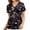 Black, variant on Kayannuo Print Nursing Uniforms Scrub for Women Valentine's Day Short Sleeves Women Scrubs Tops Blouse For Women Women Uniform Working Clothing Print V Neck Short Sleeve Tops With Pocket