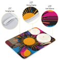 thumbnail image 4 of Yayeee Dish Drying Mat for Kitchen Counter Ultra Absorbent Easy Clean Pad 18x16", Futuristic Circles, 4 of 7