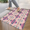 thumbnail image 3 of Vintage Purple Boho Geometry Doormat,Non-Slip Absorbent Welcome Mat Decorations Switch Rug for Indoor Outdoor Home, 3 of 6