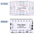 thumbnail image 5 of 10-Piece Set 9 Arc Ruler 1 String Height Ruler for Guitar and Bass, 5 of 5