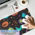 thumbnail image 4 of Long Mouse Pads for Desk,Whimsical Halloween Pattern Desk Mats on Top Of Desks, Desk Mouse Pad Extra Large with 3mm Non-Slip Base and Stitched Edge for Gaming,Office,Work,Home 31.5x11.8in, 4 of 5