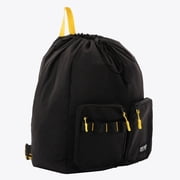 J World Mod Drawstring Backpack, Black/Yellow