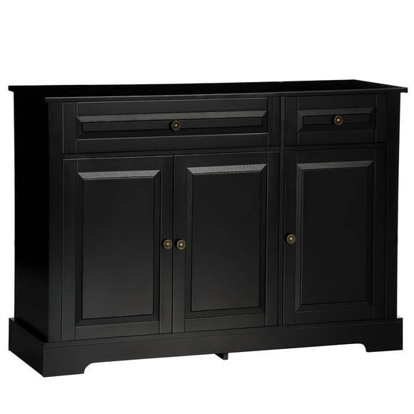 HOMCOM Sideboard Buffet Cabinet, Modern Kitchen Cabinet with 2 Drawers