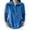 Blue, variant on Women’s Full Zip Fleece Stand Collar Jacket, Soft Korean Velvet Relaxed Long Sleeve Pocket Winter Outerwear Size S-5XL Plus Size Friendly