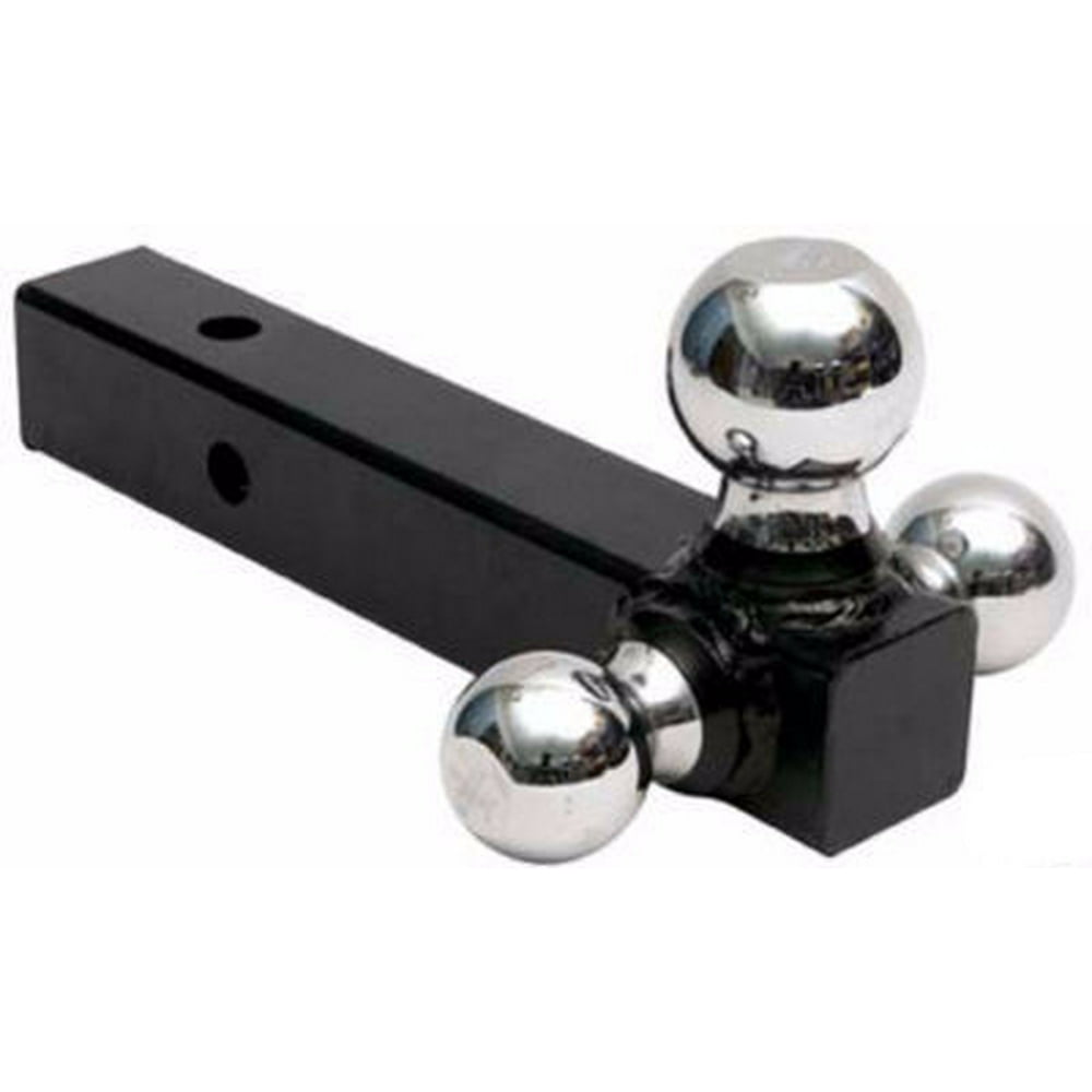 New Interchangeable Triple Trailer Tow Hitch Ball Mount