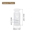 thumbnail image 2 of Unique Bargains 30Pack 4mm Cord Lock Plastic Double Hole Spring Toggle Stoppers, Clear, 2 of 5