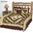 thumbnail image 3 of Patch Magic  Forest Log Cabin Lightweight Reversible Cotton King Quilt, Adult, 3 of 3