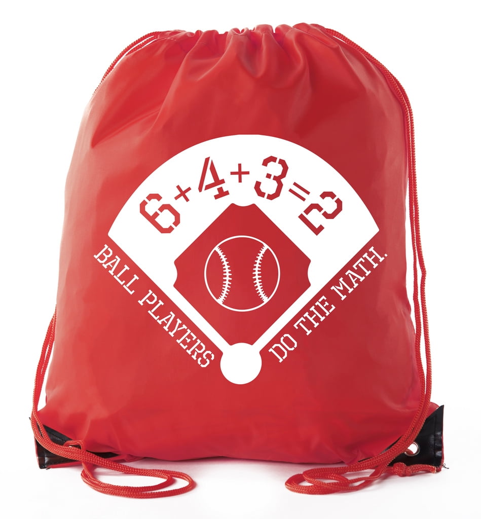 Mato & Hash Boys Drawstring Backpack Baseball Bags 110 Pack Bulk
