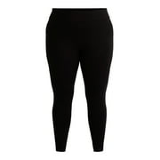 Terra & Sky Womens Plus High Waist Full Length Leggings, Sizes 0X-5X