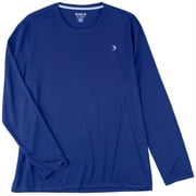 Reel Legends Men's Freeline Textured UPF30 Long Sleeve Shirt Medium Blue depth