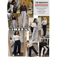 thumbnail image 6 of TEMOFON Womens Sweatpants Barrel Baggy High Waisted Joggers Sweat Pants Athletic Pants with Pockets, 6 of 8