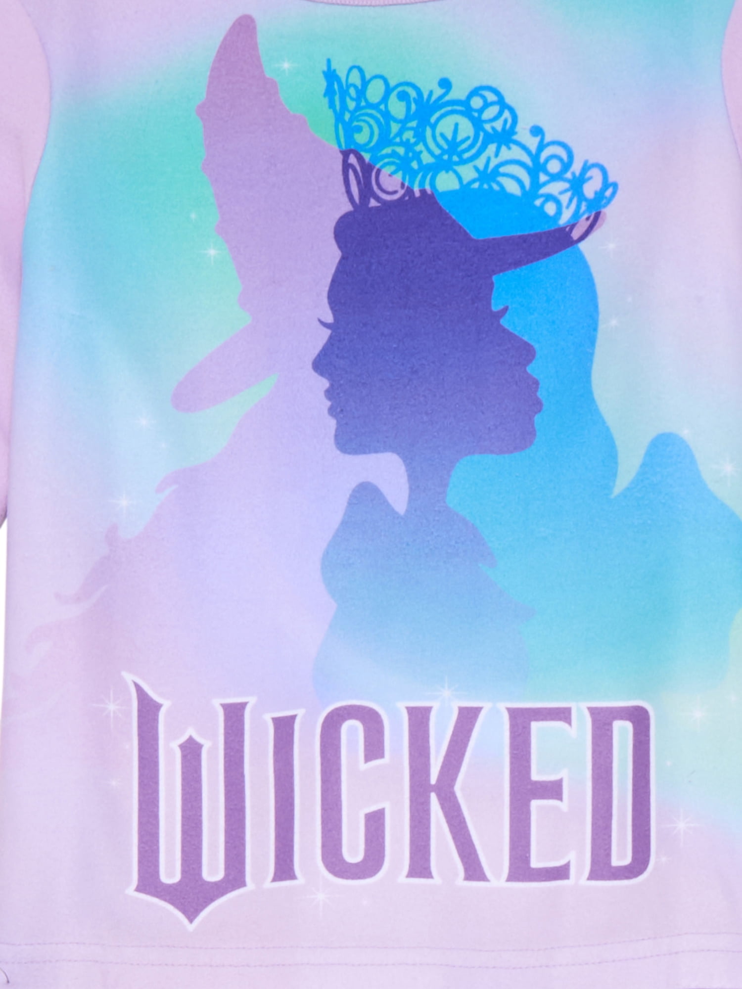 Wicked Girls Long Sleeve Top and Pants Pajama Set, 2-Piece, Sizes 4-12