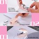 thumbnail image 5 of Set de mini engrapadoras WORKPRO rosa, 2 engrapadoras y 2000 grapas, 5 of 9