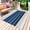 Aqua gray, variant on Teal Aqua Stripes Outdoor Rug 4x6 Ft - Reversible Patio Rug Outdoor Camping Rugs, Modern Ombre Abstract Aesthetics Washable Indoor Outdoor Area Rugs, Non-Slip Outdoor Carpet Runner for Deck/Porch