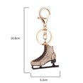thumbnail image 4 of Visland Creative Ice Skating Shoes Keychain Women Backpack Rhinestone Ornament Key Ring, 4 of 4